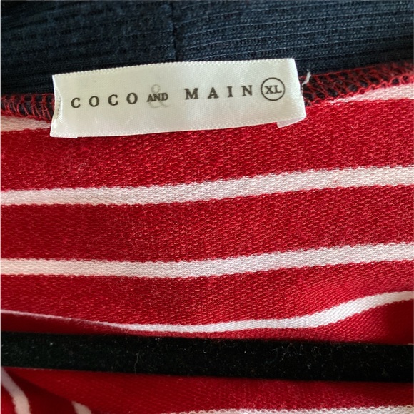 NWOT stripped cardigan XL - Picture 2 of 3